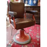 Vintage barber's chair