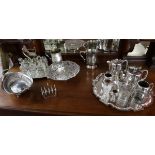 Collection of silver plate