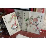 4 Japanese embroidery silks