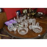 Collection of glass to include Edinburgh crystal