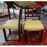Set of 4 antique dining chairs