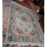 Large Chinese rug - Approx 280cm x 185cm
