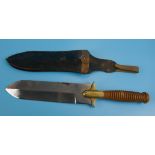 US Springfield double edged dagger in sheath