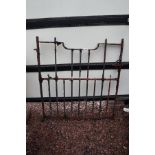 Heavy old wrought iron gate