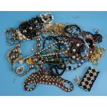 Collection of costume jewellery