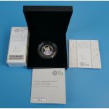 Royal Mint silver proof 50p - Beatrix Potter - Tom Kitten from Peter Rabbit - Blackbox edition - COA