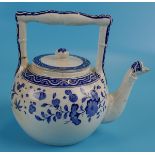 Early Worcester teapot - E.F.B. & Son