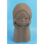 Russian terracotta girl - Height approx 26cm