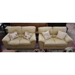 Pair of 2 seater sofas