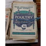 Collection of poultry husbandry