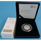 Royal Mint silver proof 50p - Beatrix Potter - Tom Kitten from Peter Rabbit - Blackbox edition - COA