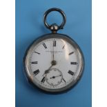 Silver pocket watch