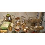 Collection of silver plate