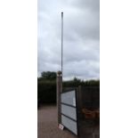 20 foot sectional flag pole with bag and accessories