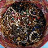 Large collection of costume jewellery etc