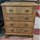 Small walnut Batchelors chest