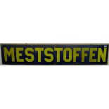 Enamel sign - Meststoffen - Approx 155cm x 30cm