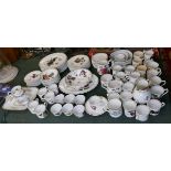 Large collection of ceramics to include Evesham, Coalport & Wedgwood