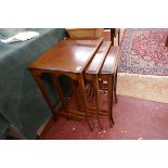 Edwardian nest of four tables