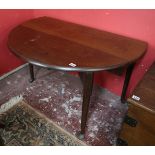 Georgian pad foot drop-leaf table