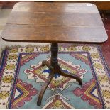 Georgian oak tilt-top tripod table