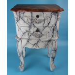 Shabby chic bedside chest