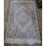 Chinese rug - Approx size 125cm x 138cm