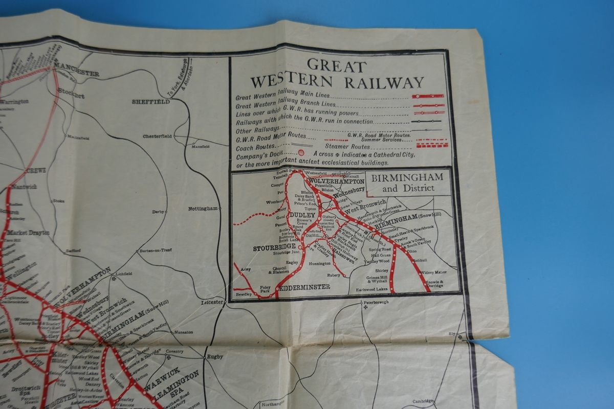 Great Western Railway ephemera to include Bristol Tramways map - Image 8 of 8