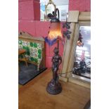 Lady figure lamp