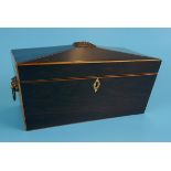 Rosewood tea caddy