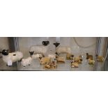 Collection of sheep to include 1 Beswick