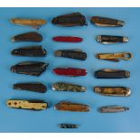 Collection of pocket knives