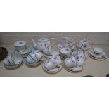 Collection of part tea services to include Minton