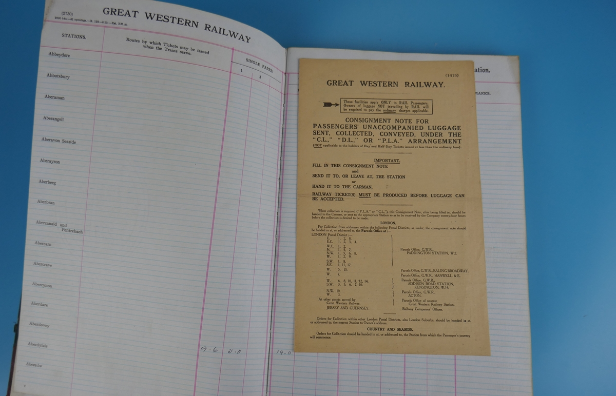 Great Western Railway ephemera to include Bristol Tramways map - Image 4 of 8