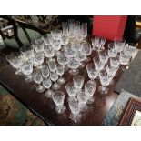 Collection of cut glass to include Stuart Crystal