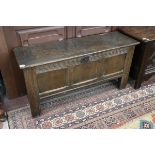 Early oak coffer