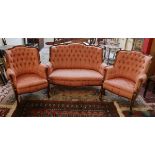 Edwardian 3 piece salon suite