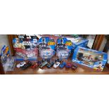 Collection of diecast cars etc to include Star Wars Hot Wheels unboxed