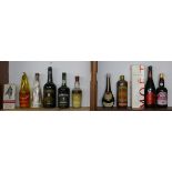 Collection of booze to include Moet & Chandon