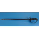 Small antique lion handled sword