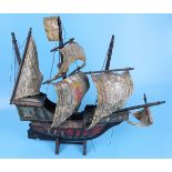 Model Galleon - Approx H: 60.5cm