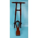 Victorian mahogany boot jack