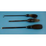 3 Japanese pot brushes