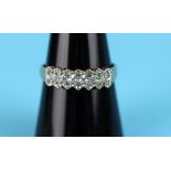 Gold diamond set ring