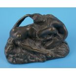 Small bronze - Erotic ladies - Approx H: 7cm