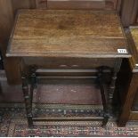 Small oak occasional table