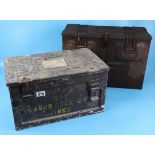 1943 and 1966 ammo boxes