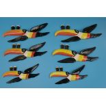 Collection of ceramic Carlton Ware Guinness toucans - A/F