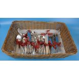 Collection of Sheffield flatware