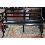 Coalbrookdale garden bench - Fully restored